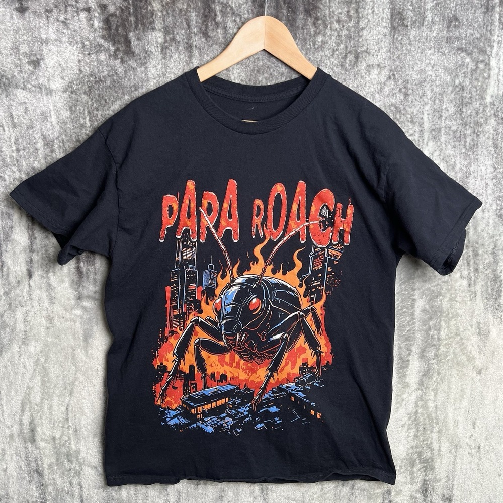 Official Authentic Papa Roach Band Roachzilla‎ Tour 2025 T-Shirt Size Medium
